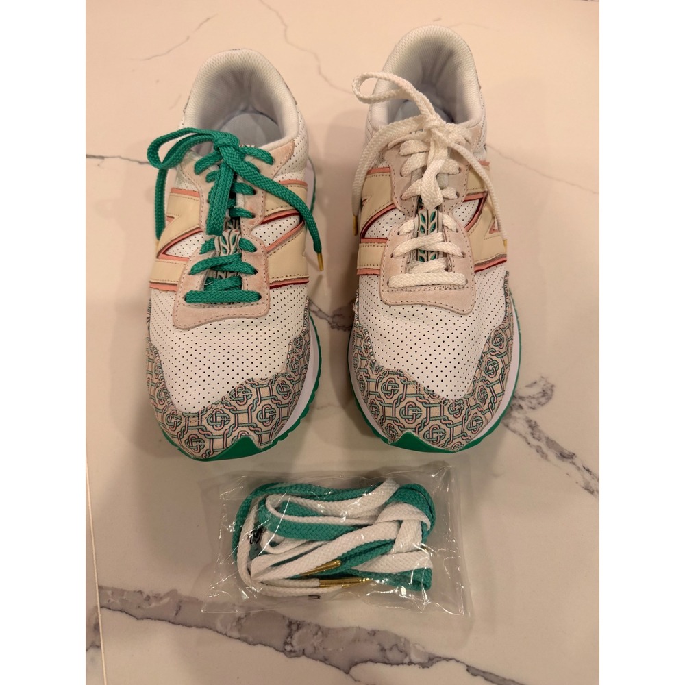 New Balance Casablanca 237 Munsell White Green Womens 10 EUC